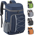Maelstrom Cooler Backpack - 35/50 Can Insulated Soft Cooler Lunch Bag for Camping, Beach, Hiking & Shopping