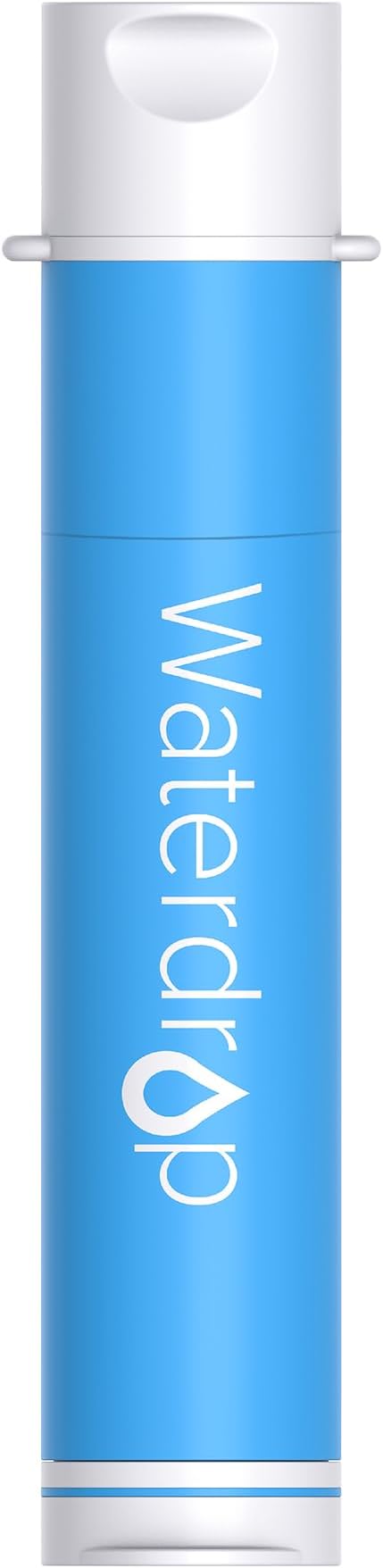 Waterdrop Gravity Water Filter Straw, Camping Water Filtration System, Water Purifier Survival for Travel, Backpacking and Emergency Preparedness, 1.5 gal Bag, 0.1 Micron, 5 Stage Filtration, Blue