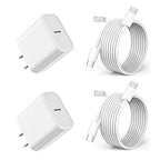 iPhone 16 15 Charger Fast Charging,6FT Type C to USB C Cable Cord,20W USB C Charging Block for Apple iPhone 16/16 Plus/iPhone 15 Plus/15 Pro Max,iPad Pro 12.9/11 inch/Air/Mini,Wall Plug Power Adapter