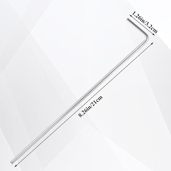 MIVIDE 100 Pack 8.26 inch Tent Stakes, Galvanized Steel Metal Tent Stakes Pegs, Garden Stakes Edging Fence Hooks Pegs for Camping, Shelters, Tarp, Canopies, Christmas Decoration Stakes