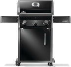 Napoleon Rogue 425 Natural Gas Grill, Black, Durable 3-Burner Outdoor BBQ