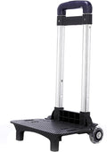 Backpack Trolley 2 Wheels Rolling Luggage Carts Foldable Trolley Cart Aluminium Alloy Hand Cart for School Bags Pet Bag