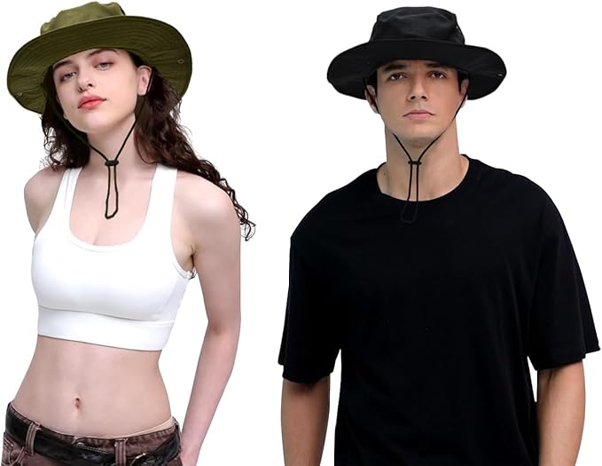 Sun Hats for Men Women Bucket Hat UPF 50+ Boonie Hat Foldable UV Protection Hiking Beach Fishing Summer Safari