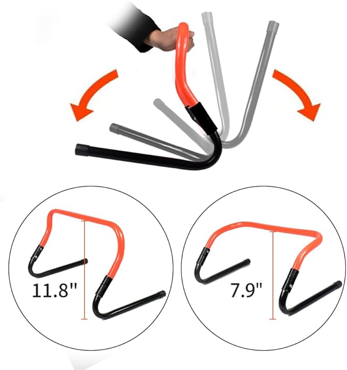 Adjustable Height Hurdle Agility Training Hurdle Set of 5 Set of 10