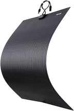 Lensunsolar 150W 12V ETFE Black Flexible Solar Panel, 43.3x28in, PERC 9BB 23.5%+ Efficiency Mono Solar Cells, for Campers, RVs, Boats,Camping, Tent