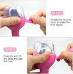 Sophico Travel Utensils Set for Camping and Kids Lunch Box, Stainless Steel Fork and Spoon, Knife Silverware Flatware Sets with Silicone Case - Portable & Leak-proof, Dishwasher Safe (Pink, 1 Set)