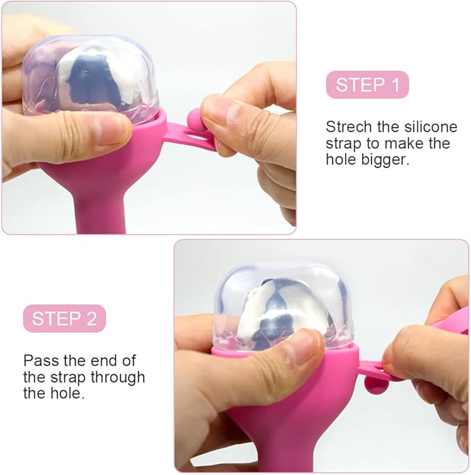 Sophico Travel Utensils Set for Camping and Kids Lunch Box, Stainless Steel Fork and Spoon, Knife Silverware Flatware Sets with Silicone Case - Portable & Leak-proof, Dishwasher Safe (Pink, 1 Set)