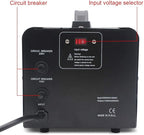 Cantonape Voltage Transformer Converter 1500 Watt Step Up/Down Convert from 110-120 Volt to 220-240 Volt and from 220-240 Volt to 110-120 Volt with 2 US Outlets, 2 Universal Outlets