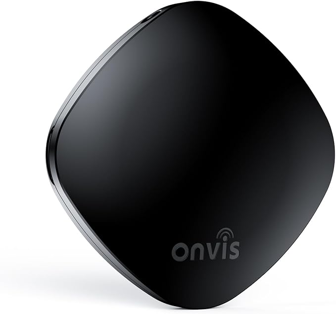 Onvis Item Finders Tracker Work with Apple Find My APP (iOS Only, Not for Android), Smart Bluetooth Locator for Keys, Luggage Suitcases, Bags Wallets, Backpack, IP67 Waterproof (1) (1)