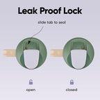 Owala FreeSip Tumbler Insulated Stainless Steel Water Bottle with Built-in Straw and Side Handle, For Travel, Work, School, and Sports, 40oz, BPA Free, Leak Proof, Eucalyptus