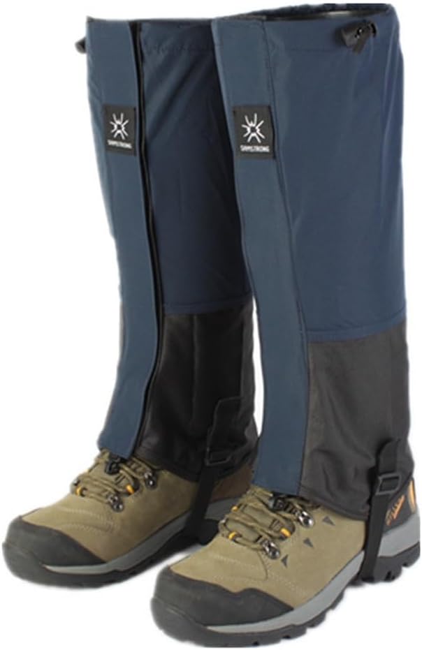 Gaiters for Hiking Waterproof, Leg Gaiters with Upgraded Zipper Design, Lightweight Shoe Gaiters for Men Women, Dirt-Proof Ripstop Hiking Gaiters, Breathable Boot Gators for Hunting