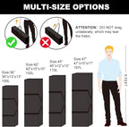 Sports Duffle Bag - Extra Large Travel Duffel Luggage Bag with Upgrade Zipper, Sturdy & Water Resistant, Black (Black 47inch 2Pack)