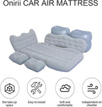 Inflatable Car Air Mattress Back Seat Bed with Air Pump,Portable Thickened Car Travel Camping Sleeping Air Mattress Blow Up Bed for Car Universal SUV