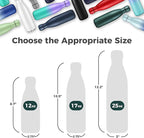 Volhoply 25oz Insulated Water Bottle 1/2/4 Pack, Double Wall Stainless Steel Vacuum Bottles, Keeps Cold & Hot, BPA Free Leak Proof Bottles (Army Green,1 Pack)