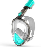 Greatever Full Face Snorkel Mask, Snorkeling Gear for Adults with Latest Dry Top Breathing System and Detachable Camera Mount, Foldable Snorkel Mask Adult, Snorkels Anti-Fog & Anti-Leak