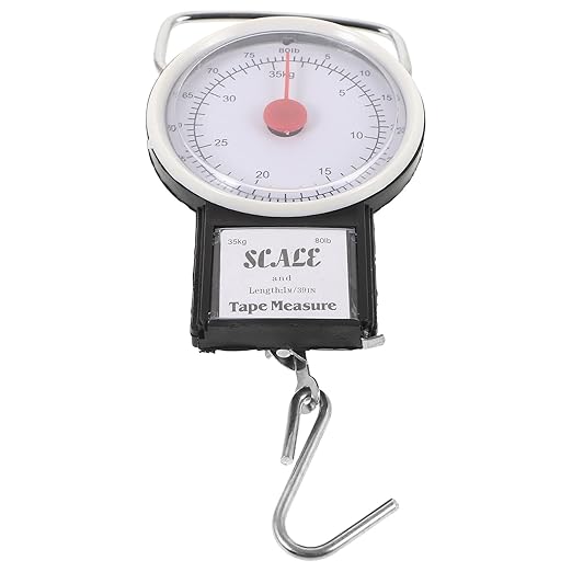 Portable Luggage Scale Handheld Weight Scale with Hook 35kg Capacity for Travel and Suitcase Weighing
