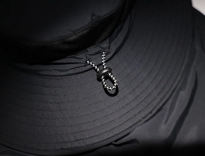 Home Prefer UPF 50+ Sun Hats for Men Women Wide Brim Fishing Hat with Neck Flap Summer Safari UV Protection Bucket Hat