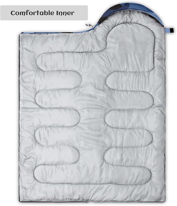 Sleeping Bags for Adults Youth Kids,3D Printing Camping Sleeping Bag for Girls Boys Lightweight Waterproof Cold/Warm Weather Sleeping Bag for 3 Seasons