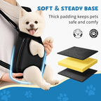 Mosago Dog Backpack Carrier with Thick Padded Bottom Support, Adjustable Pet Front Carrier, Legs-Out Chest Carrier for Small to Medium Dogs 10–16 lbs, Easy Fit for Walking, Hiking, Camping, Traveling
