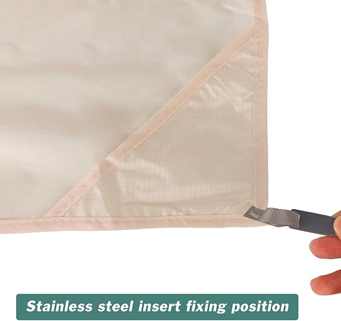 Picnic Blanket Waterproof – Packable Sand Proof Beach Blanket (0.42lb/0.66lb), Compact & Foldable, Fits in Pocket with Integrated Stakes, Ideal for Camping, Hiking, Travel, Concert, Festival