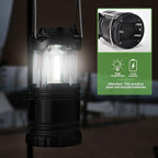 KPKJOO Lantern Collapsible Camping Light, Battery Operated Lanterns LED Super Bright for Power Outages Indoor Emergency Outdoor Camping Hiking Kit (6, LED)
