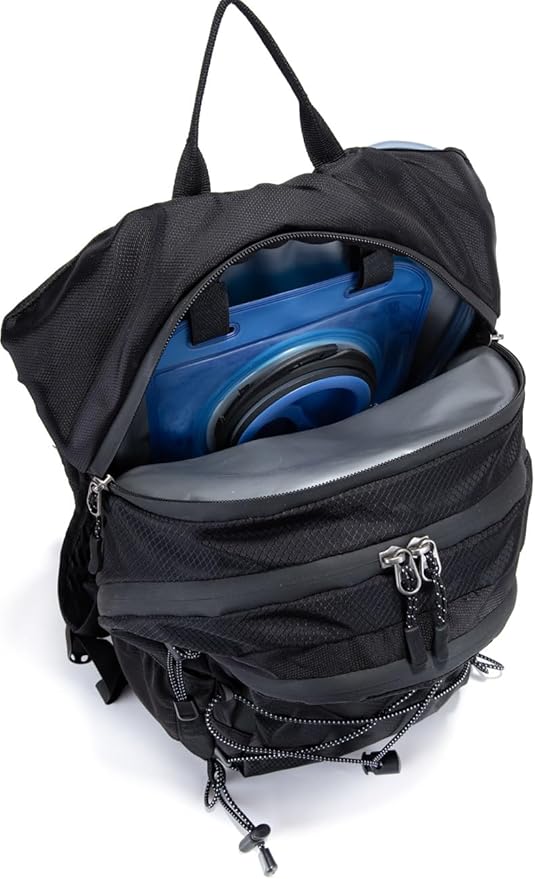 Insulated Hydration Backpack Pack with 2L Water Bladder Lightweight 22L Hiking Backpack Bag for Women Men Daypack for Hiking Running Festival Camping Biking