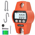 Hanging Scale 660lb/300kg - High-Accuracy Crane Scale with Aluminum Frame and LCD Display. Functions as Fishing Scale and Luggage Scale. for Farm, Hunting, Fitness, and Travel Weighing