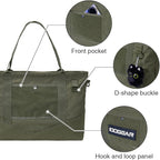 IDOGEAR Tactical Handheld Tote Pouch Multiuse Zipper Storage Bag Portable EDC Organizer For Camping Traveling Gym Commute