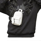 Peicees Small Crossbody Bag Purse For Men Womens Mini Sling Bag Chest Backpack Phone Holder Water-Resistant