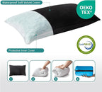 Small Shredded Gel Memory Foam Pillow，Adjustable for Contoured Support -Portable Ideal for Backpacking, Camping, Travel, Car, Airplane,Office Nap