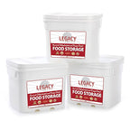 Legacy Food Storage 360 Serving Emergency Food Supply Bucket, 143,880 Total Calories, Shelf Stable Breakfast, Lunch & Dinner, 2-Month Supply, Freeze Dried Survival Meals for MRE Camping, Hiking, Prepping