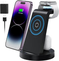3 in 1 Charging Station for Apple Device, Wireless Charger for iPhone 16e 16 15 14 13 12 11 Pro Max & Apple Watch iwatch- Charging Stand Dock for AirPods