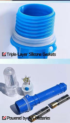 2PCS 2025 Upgraded Marine Flares Coast Guard Approved Ocean, Waterproof Marine Flares Coast Guard Approved, LED Marine Emergency Signals Fishing Boat Safety Kit, Life Raft (Blue)