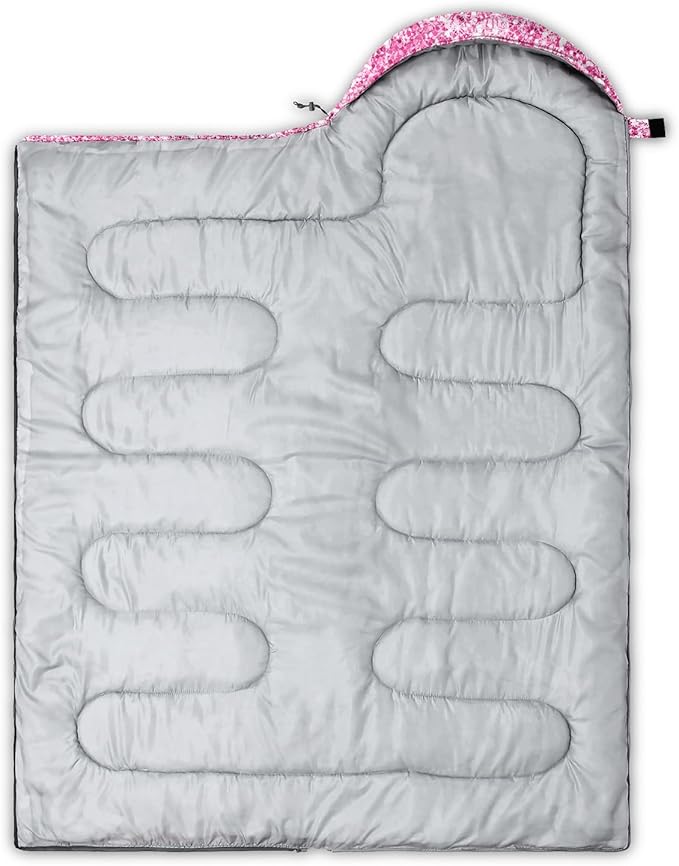 Sleeping Bags for Adults Kids,Backpacking Camping Sleeping Bag for Girls Boys Lightweight Waterproof Cold/Warm Weather Sleeping Bag for All Season