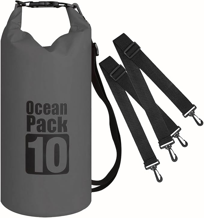 Dry Bag Waterproof Backpack 5L/10L/20L/30L Roll Top Waterproof Bag,Floating Dry bags for Kayaking,Swimming,Boating,Camping,Beach.