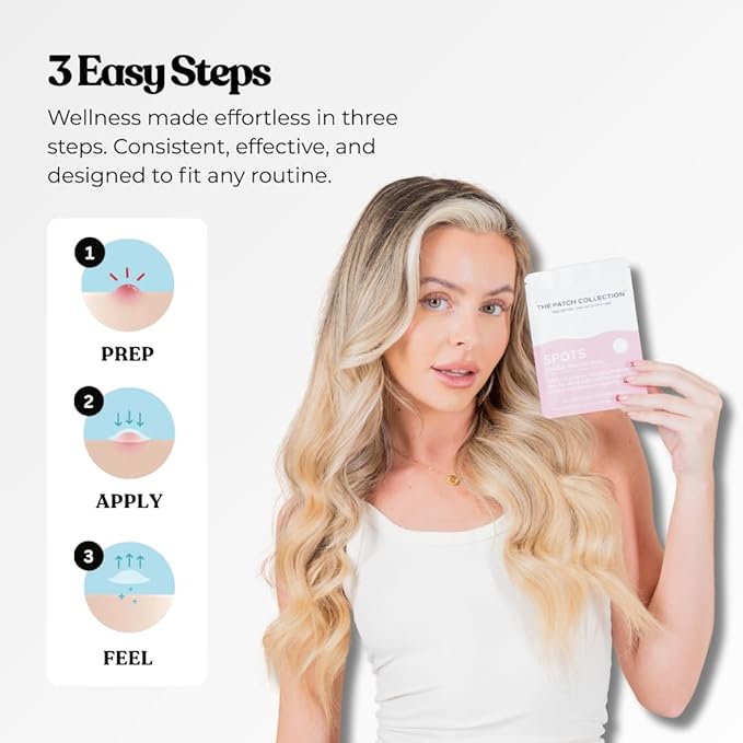 The Patch Collection® - Hydrocolloid Acne Spot Pimple Patch - Invisible Spot Remover Treatment Stickers for Face & Body, Vegan & Cruelty-Free (Pack of 72)