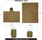 LOOGU Camo Blanket Waterproof Insulation Poncho Liner for Outdoor Camping, Hiking, Hunting, Survival, Backpacking, Picnicking