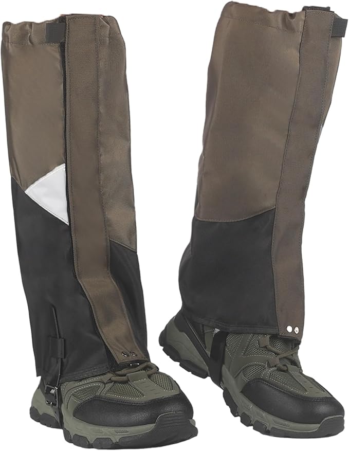 Adjustable Snake Gaiters Men Women Snake Boot Gators Bite Protection Guards Chaps Waterproof Leg Gaiter Hiking Hunting