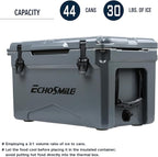 EchoSmile 25/30/35/40/60/75 Quart Rotomolded Cooler, Built to Stand up to The Rigors of The Journey