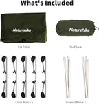 Naturehike GreenWild Camping Cot, Ultralight Folding Backpacking Cot, 60-Second Easy Set-Up, Supports 330lbs, Portable Camping Bed for Adults for Camping Hiking Travel Home