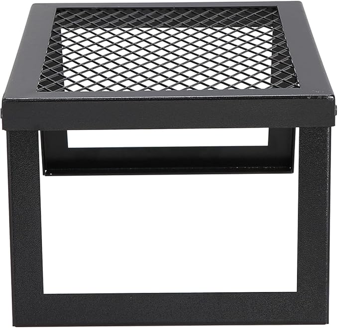 VEVOR Folding Campfire Grill, 18" Portable Camping Grates Over Fire Pit, Heavy Duty Steel Mesh Grate, Camp Fire Cooking Equipment with Legs Carrying Bag, Grilling Rack for Outdoor Open Flame Cooking