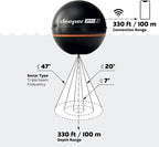 Deeper PRO+ 2 Sonar - Portable Fish Finder and Depth Finder for Kayaks, Boats and Ice Fishing with GPS Enabled | Castable Deeper Sonar with Free User Friendly App
