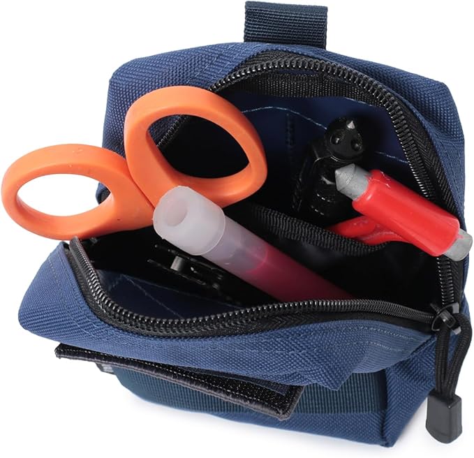 2 Pack Molle Pouches - Tactical Compact Water-Resistant EDC Pouch