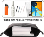 Kuhome 6Pcs Black Drawstring Backpacks Bulk String Bag Cinch Sack Pack Storage Knapsack Polyester Gift Bags Sports Drawstring Bags for Trip Party Gym Bags