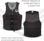 Jetpilot Men's Armada Neoprene Coast Guard Approved Life Jacket PFD