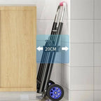 Large Folding Hand Truck Portable Retractable Trolley for Shopping Camping and Transport Magic Trailer Luggage Cart for Easy Household Handling