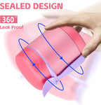 10oz Insulated Food Jar, Thermo for Hot Food Lunch Container, Stainless Steel Lunch Box for Kids with Spoon (Pink)