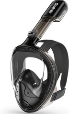 Greatever Full Face Snorkel Mask, Snorkeling Gear for Adults with Latest Dry Top Breathing System and Detachable Camera Mount, Foldable Snorkel Mask Adult, Snorkels Anti-Fog & Anti-Leak