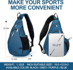 INOXTO Sling Bag, Multipurpose Crossbody Shoulder Bag for Men and Women