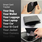 Ultra-Thin Bluetooth Tracker Card 2mm, Wallet Tracker, IP65 Waterproof Smart Tracker Works with Find My App, 24 Months Battery Life, for Luggage Wallets Backpacks,ect (iOS Only)
